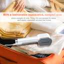 8thdays Steam Iron Portable Handheld Garment and Fabric Steamer, 20 Second Speed Heated Ceramic Plate Steam nozzle, Mini Travel 2-in-1 Fabric steam -and-iron (white)