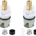 RP25513 Faucet Cartridge for Delta Two Handle Faucet Repair Kit, Faucet Leak Repair Kit with Cartridge RP4993 Seats Springs (2 Pack)