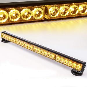 24” Amber Wireless Emergency LED Strobe Lights Bar for Vehicles