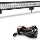 Willpower 44 Inch 288W Led Light Bar Flood Spot Combo Beam Off Road Driving Lights Waterproof Fog Work Lights for 4X4 Trucks Boat Car SUV ATV 12V 24V with Wiring Harness