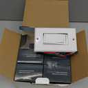 BESTTEN 6 Pack Dimmer Light Switch, LED Dimmer Switch, Single-Pole or 3-Way, for Dimmable LED, Halogen and Incandescent Bulbs, 120V, Wall Plate Included, UL Listed, White