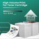 GREENBOX Remanufactured CF325X High Yield Toner Cartridge Replacement for HP 25X CF325X for LaserJet Enterprise M830 Series, LaserJet Enterprise M806 Series Printer (34,500 Pages)