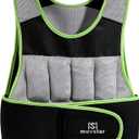 Adjustable Weighted Vest Women Men with Reflective Design 10lbs,20lbs Workout Vest for Strength Training, Walking, Jogging, Weightlifting, Running Men Women