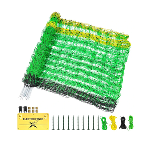 Electric Fence Netting, 42.5" H x 164' L, Portable Livestock Nets Mesh for Hog, Dogs, Deer, Goats, Larger Animals Electric Fencing for Backyards, Homesteaders, Farms, Ranches, Gardens