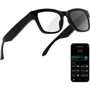 AI Smart Glasses with ChatGPT  Bluetooth, Real-Time Translation, Music & Hands-Free Calls, Photochromic Lenses, UV & Blue Light Protection for Men & Women