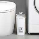 TIPGO Automatic Motion Sensor Bathroom Trash Can with Lid, 2.6 Gallon Touchless Trash Bin, Smart Garbage Can Plastic Slim Wastebasket for Bedroom, Office, Dorm (White)