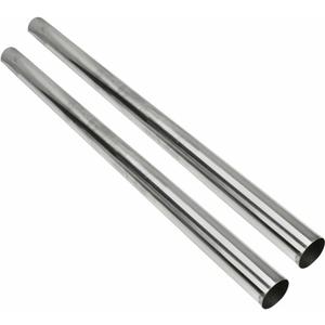 2.5 Inch Straight Pipe Stainless Steel T304 Tubing Piping 48 Inch Long 2.5" OD Tailpipe DIY Pipe, Pack of 2