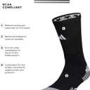 adidas 5-Star Football Crew Socks for Men and Womens Team Sports Discontinued (X-Large, Black/White/2.0)