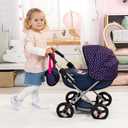 Bayer 4-in-1 Doll Pram Stroller Set with Accessories for 18 in Dolls