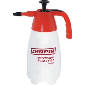 Chapin 1003 Made in USA 48 Ounce Farm and Field Hand Sprayer with Ergonomic Handle, Anti Clog Filter, Adjustable Nozzle, for Spraying Plants, Lawns, Weeds, Insects, Fertilizer, Translucent White