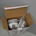 LEVERLOC 2 Pack Shower Grab Bars for Bathtubs and Showers, Easy to Install Suction Shower Handles for Bathroom Removable Handrails for Seniors Elderly Heavy Duty Safety Grip Waterproof Drill Free Gray