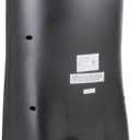 Comfort Zone Space Heaters for Indoor Use, Portable Electric Heater, Adjustable Thermostat, Infrared Heat, Quartz Tower Space Heater with 2 Heat Settings, Bedroom Heater, Black