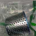 PATIKIL Gutter Guard Filter 4.3"-3.5", PVC Termination Cap Mesh Screen Roof Vent Cover Stainless Steel Conical Exhaust Pipe Cover Downspout Guard Filter Strainer for Downspout