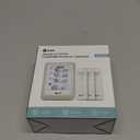 Indoor Outdoor Thermometer Wireless, 4.5 Inch Display Digital Hygrometer Thermometer Temperature Humidity Monitor with 330ft Range Sensor and Adjustable Backlight (White)