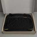 All-in-One Bible Journaling Kit  Quilted Bible Cover Case for Women, 31 Highlighters, 75 Tabs, Bible Study Supplies & Christian Gift for Women and Teens (Shoulder Strap, Black)