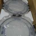 12 Pack Glass Meal Prep Containers with Airtight Lids, Leak-Proof Food Storage Containers, Dishwasher/Microwave/Oven/Freezer Safe Glass Containers for Lunch, Leftovers, to Go (Grey)