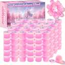120 Pack Pink Galaxy Slime Party Favors, Non-Sticky, Stress Relief Treasure Box Toys for Classroom Prizes, Valentines Day Student Gifts Goodie Bags Stuffers for Kids Boys Girls 4-8, 8-12