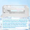 DA97-07603B Ice Maker Assembly, Compatible with Samsung Refrigerator, Replaces DA61-03213B & DA97-07603A, OEM Replacement Ice Maker DA97-07603B