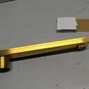 SaniteModar Linear Shower Drain, Gold Shower Drain 28 inch with 2 in 1 Tile Insert Panel, Hair Strainer and Leveling Feet