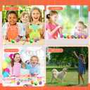 Jenaai 100 Pcs 45 mm/1.77 Inch Bouncy Balls for Kids, Large Rubber High Bouncing Balls in Bright Assorted Multi Colors Bulk for Birthday Party Favors Easter Classroom Carnival Prizes Gift