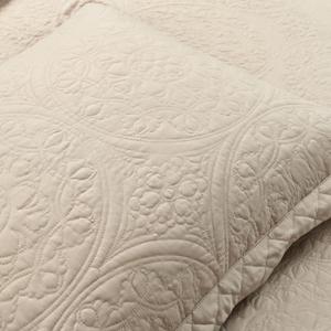 Lush Decor Medallion Scallop 3 Piece Bedspread, King, Neutral