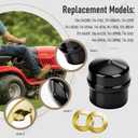 941-0990B 741-0990B 941-0990A 741-0990 Front Wheel Bearing Rebuild Kit Compatible with Cub Cadet Craftsman MTD Troy-Bilt Ryobi 741-0516B 736-04228 731-08049 736-04228B 731-08049A 731-08049A