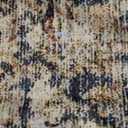 GarveeHome Large Area Rug 9x12 Washable Vintage Floral Rug for Bedroom Low Pile Distressed Throw Rug Non Slip Soft Foldable Floor Cover for Living Room Home Nursery Office, Brown