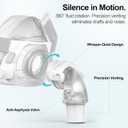 Replacement Frame System for AirFit F40 (M/XM), Advanced Liquid Silicone Cushion with Quiet Elbow, Lighter Frame, Soft & Comfortable, CPAP Supplies, Masks Accessories, Without Headgear