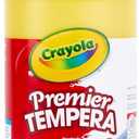 Crayola Tempera Paint, Yellow Kids Paint, 32oz (54-1232-034)