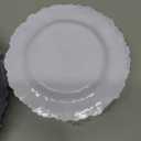 SUT 60PCS White Plastic Plates-Disposable Plates for Party, White Disposable Plates Including 10 inch Dinner Plates, 7 inch Dessert Plates, Plastic Plates for Wedding&Party