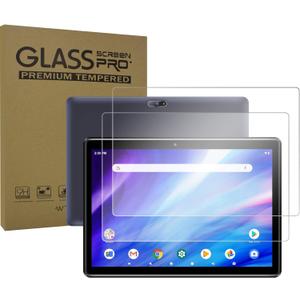 2PCS Tempered Glass Screen Protector for PRITOM Touch10 Tablet 10 inch/PRITOM Tronpad M10 10.1/ DigiLand 10.1 Tablet DL1036 / for Hyundai Koral 10W3