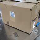 Zesthome 8ft Round Rugs for Living Room, Non-Slip Washable Round Area Rugs, Ultra-Thin Large Circle Rugs, Soft Low Pile Rug for Bedroom, Kitchen - Vintage Stain Resistant Round Rug (Orange,8'x8')