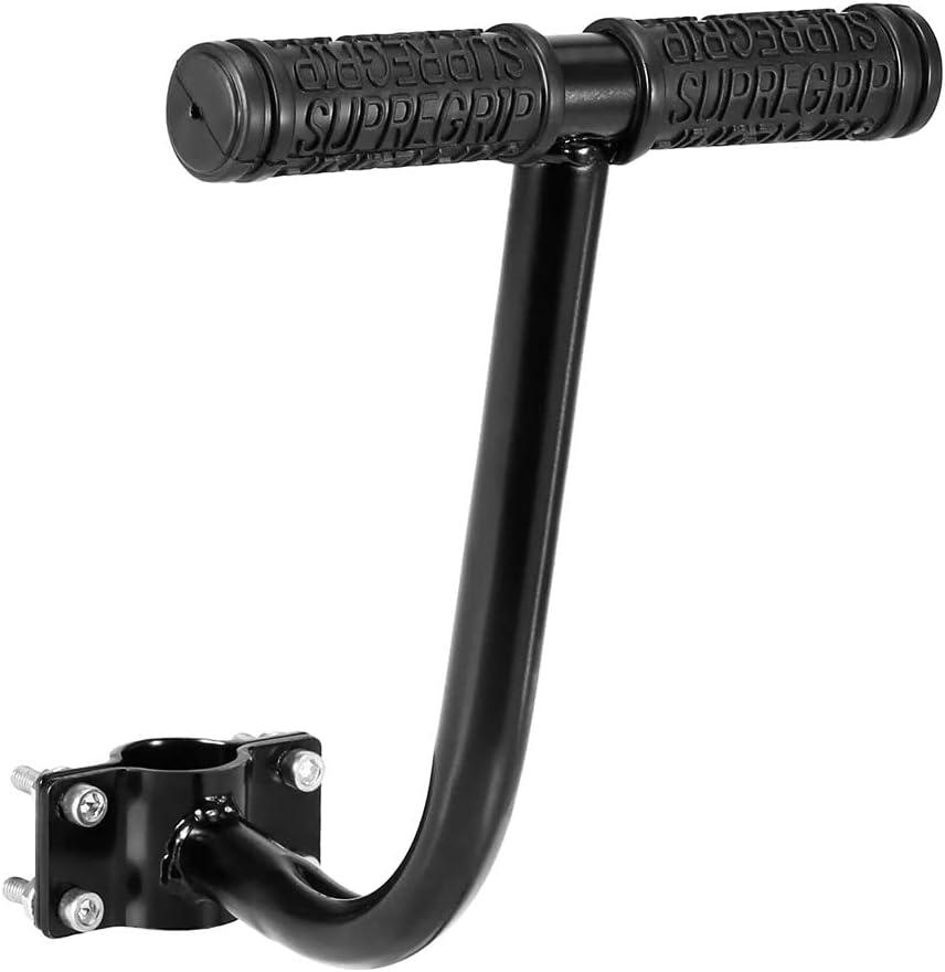 Leadigol Bike Seat Back Safety Armrest Handrail,Universal Bicycle Rear Seat Back Seat Child Safety Armrest Handrail(Fit 1-1.3in Bike Rod)