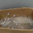 Clear Acrylic Square Display Riser Stand Kit, 7.75" x 7.75" Panels, 11.75" Rods, Multi-Tier (Unassembled), 19 Square Panels, 44 Rods