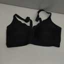 LUCKMEEY Bras for Women No Underwire Wave Push Up Wireless Bra Seamless Bras Full Coverage Bralettes Lift Everyday Bras (Large, Truffle Black)