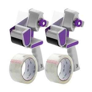 Mr. Pen- Packing Tape Dispenser Gun 1-Inch, 1 Pack with Heavy Duty Purple Tape Gun for Packaging Boxes and Moving