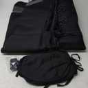 CAR PASS EVA Waterproof Back Seat Cover,Gray Bench Seat Cover, Rear Seat Cover Universal Fit for Cars Sedans SUVs Vans Truck 95% Automotive Interior Backseat Car Covers (Rear,Black and Gray)