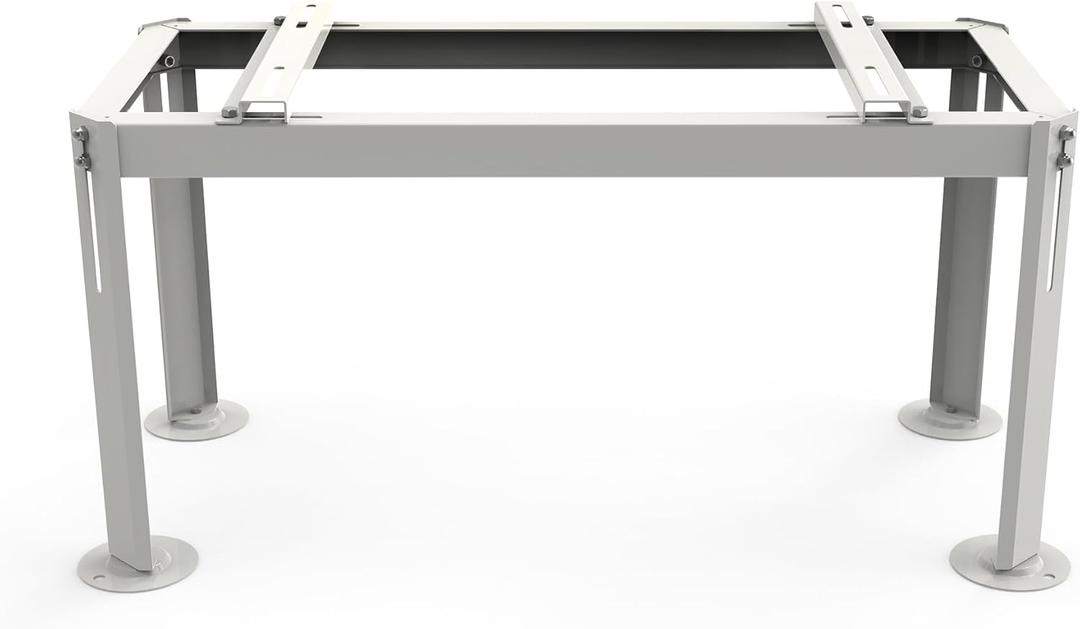 Mini Split Stand, Heavy Duty Ground Stand for 9,000-12,000 BTU Ductless Mini Split Mounting Stand 400LBS Load Capacity Anti-vibration AC Stand
