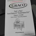 Graco Pack n Play Dome LX Playard with Baby Bassinet Lightweight Portable Crib Push-Button Fold Travel Crib Redmond Convertible