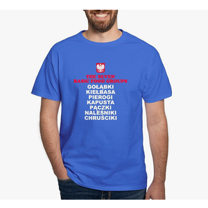 CafePress Seven Basic Polish Food Groups T Shirt Men's 100% Cotton, Classic Graphic Dark T-Shirt, Large