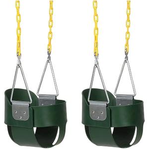 Eastern Jungle Gym Full Bucket Toddler Swing Seat with Coated Swing Chains Pack of 2