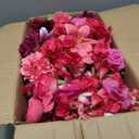 2pcs 19inch Hot Pink Free Standing Flowers Ball Bouquet Artificial Rose Arrangements Balls for Wedding Centerpieces Tables Chair Aisle Runner Flowers Decoration
