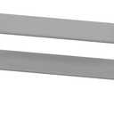 Simple Houseware 2-Tier Shoe Rack Storage Organizer, Grey