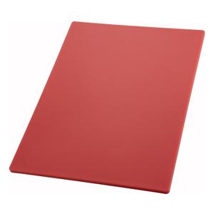 Winco Cutting Board, Medium, Red