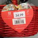 Woven Oval Basket- red