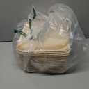 brheez Bamboo Plates Disposable Palm Leaf Plates | 10 inch bamboo dinner plates | Eco Compostable Biodegradable Plates 50 peice