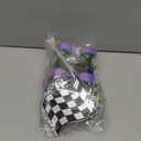 Haooryx Monster Truck Cake Topper - 40Pcs Green and Purple Monster Truck Cake Decoration Racing Car Dessert Cupcake Topper for Kid Boy Birthday Truck Theme Party Baby Shower Table Decoration Supply