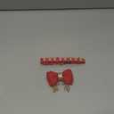 azuza Christmas Pet Collar Adjustable Xmas Dog Collar with Christmas Antler Bow tie Accessories Snowman Dog Collar for Puppy and Small Dogs (XS - Neck: 8-12 inch)