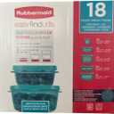 Rubbermaid Easy Find Lids System, Containers and Lids, Limited Edition Color, 18 Pieces (9 containers and 9 lids)'