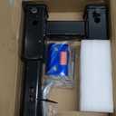 Dual Hitch Receiver with 7-1/2 inch Rise/Drop, Hitch Extender with Anti-Rattle Hitch Tightener and Hitch Pin & Clip, Fits 2 inch Hitch Receiver